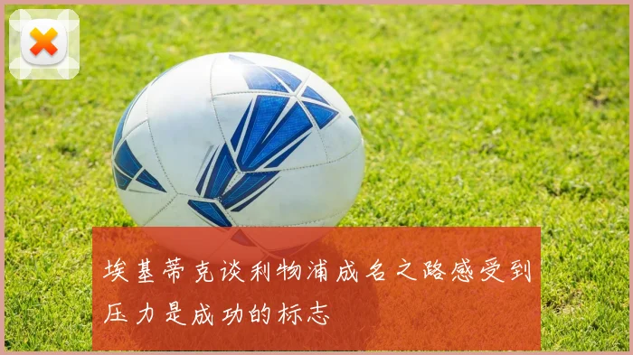 埃基蒂克谈利物浦成名之路感受到压力是成功的标志